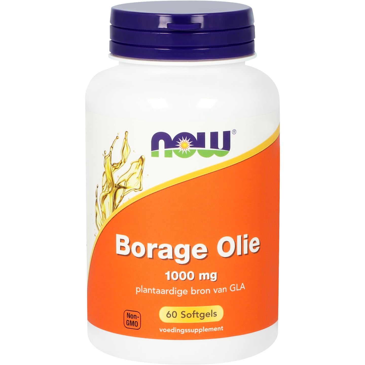 Borage Olie 1000 mg Vetzuren NOW Default Title