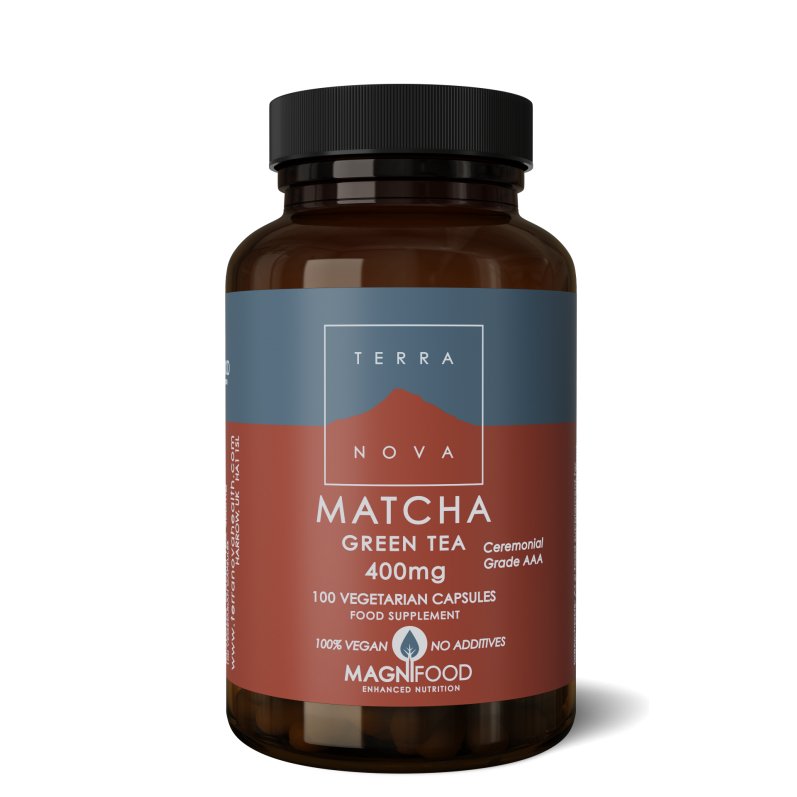 Matcha Green Tea 400mg | 100 capsules Supplement Terranovabenelux   