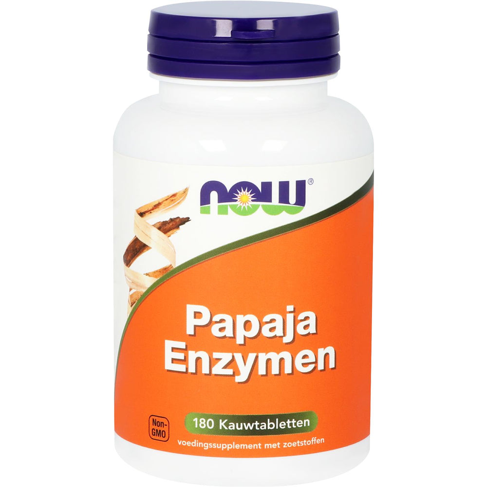 
                      
                        Papaja Enzymen Probiotica, vezels en enzymen NOW Default Title
                      
                    