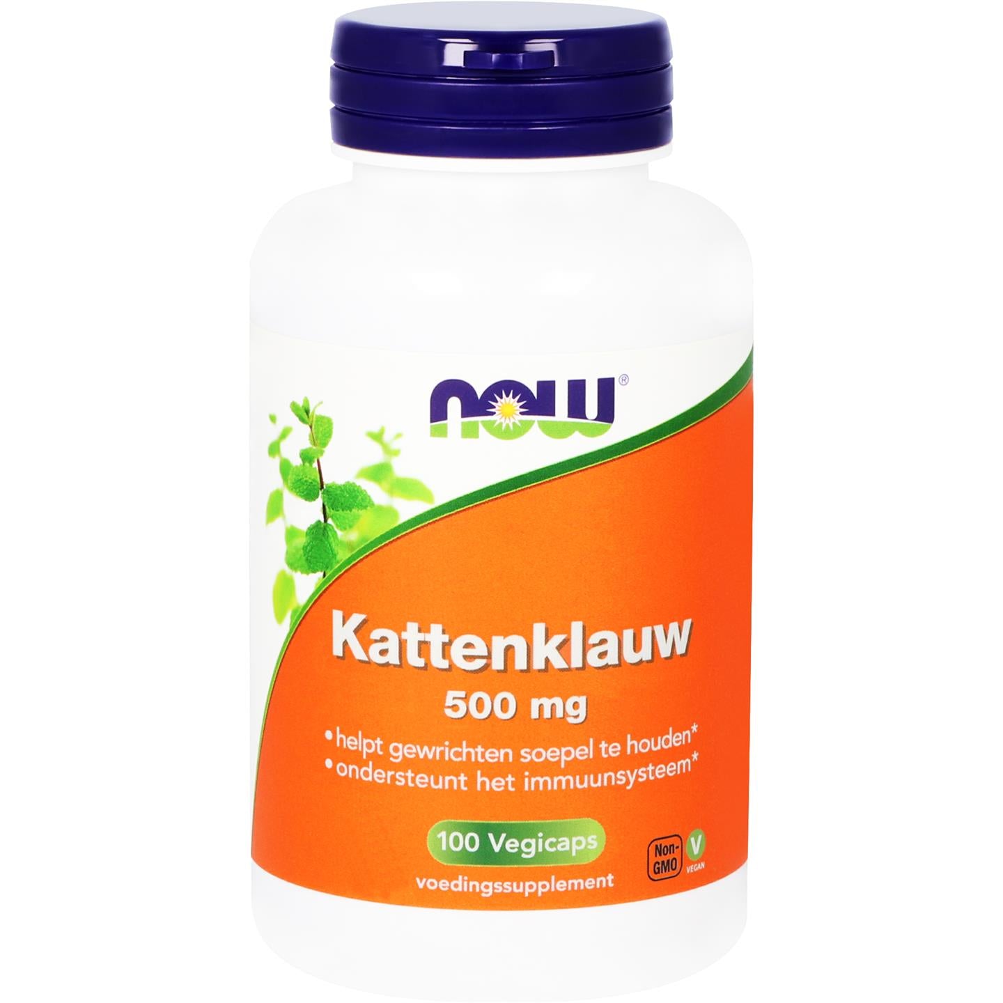 Kattenklauw 500 mg Kruiden- en plantenextracten NOW Default Title