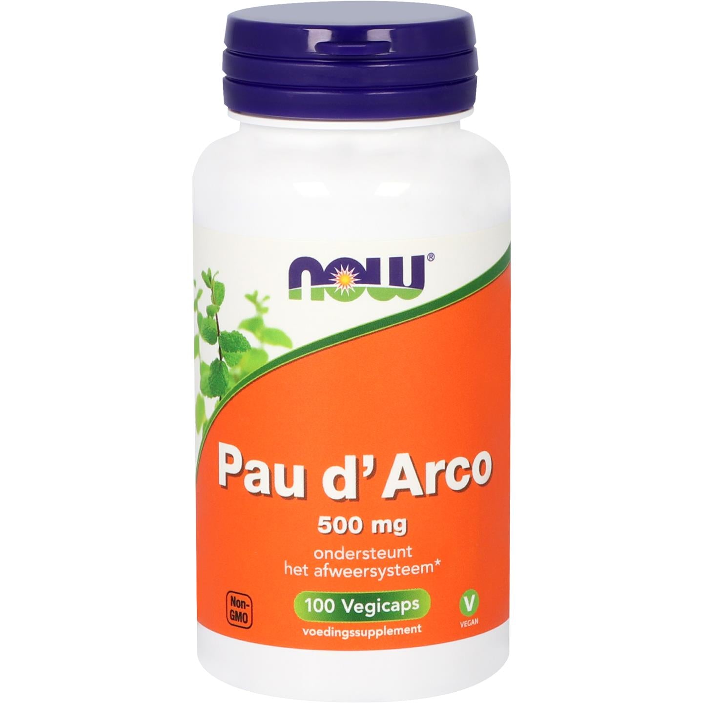 Pau d'Arco 500 mg Kruiden- en plantenextracten NOW Default Title