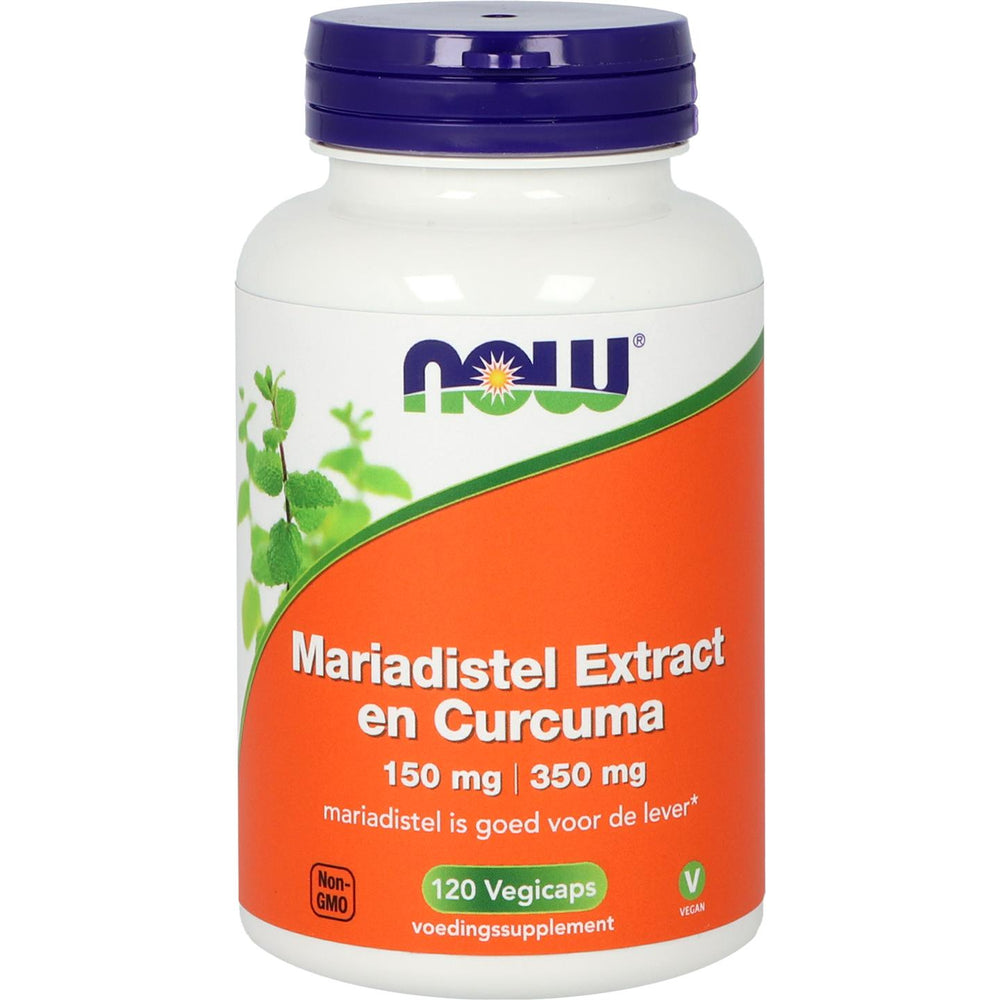 
                      
                        Mariadistel Extract 150 mg en Curcuma 350 mg Gestandaardiseerde kruidenextracten NOW Default Title
                      
                    