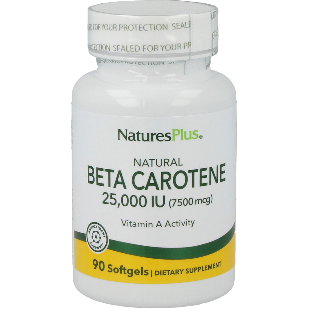 
                      
                        Natural Beta Carotene Supplement Natures Plus Default Title  
                      
                    