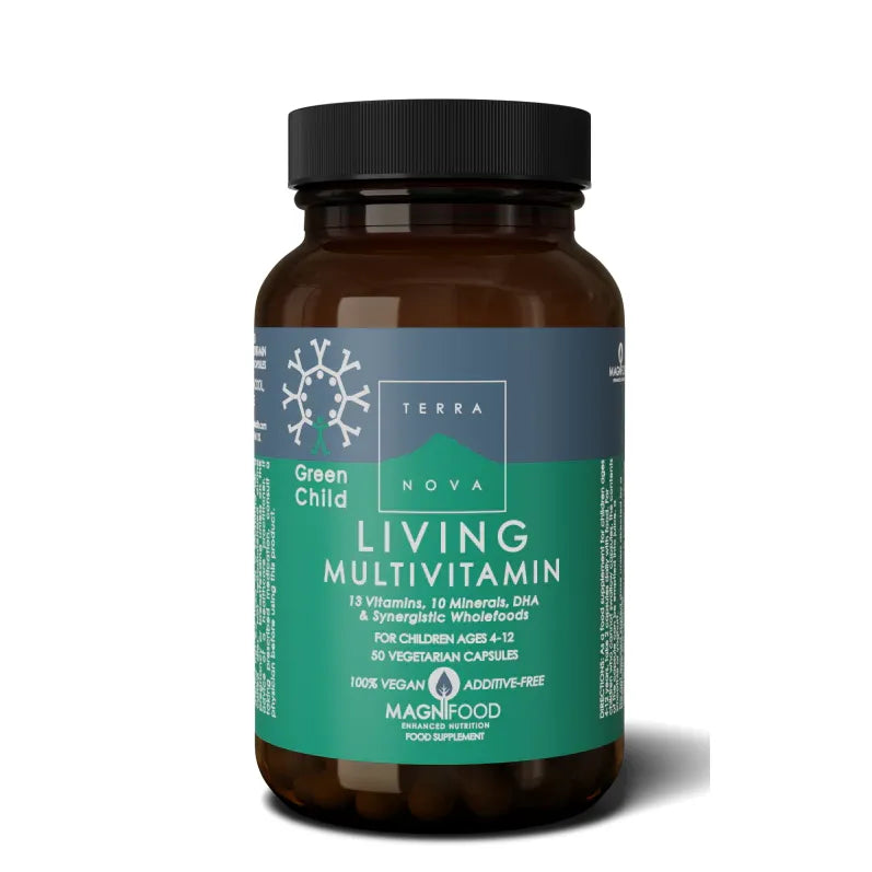 Green Child Living Multivitamin Supplement Terranovabenelux 100 capsules