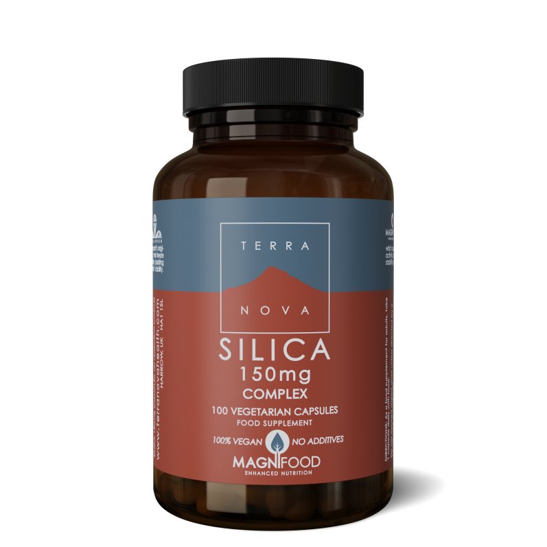 Silica 150mg Complex | 100 capsules Supplement Terranovabenelux   