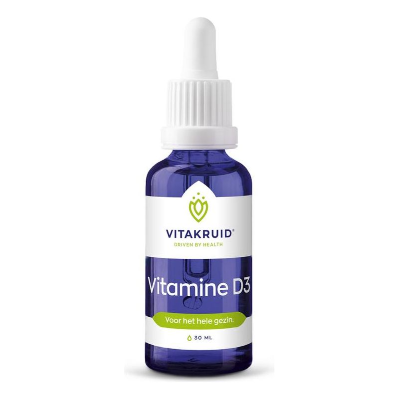 Vitakruid Vitamine D3 druppels  (30ml) Supplement Vitakruid   