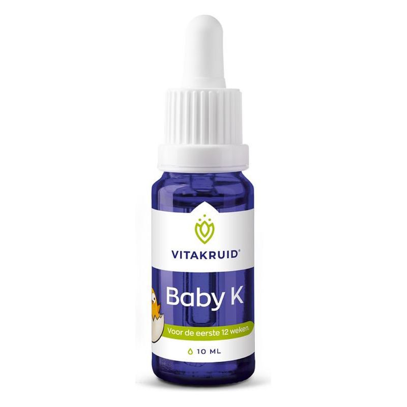 Vitakruid Vitamine K Baby Druppels (10ml) Supplement Vitakruid   