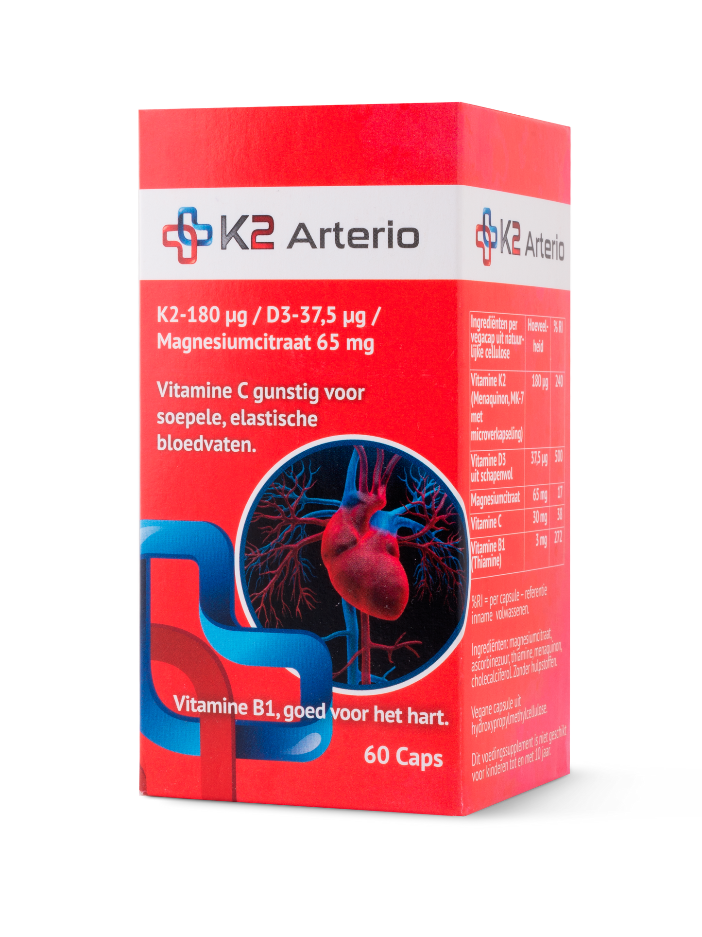 K2 Arterio met 180 capsules Voedingssupplementen K2 MedicalCare Benelux