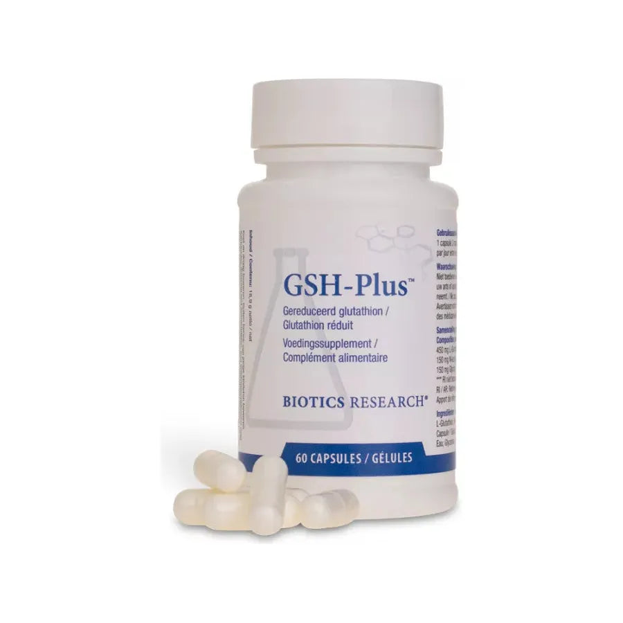 GSH-Plus (gereduceerd glutathion) Supplement Biotics Research Default Title  