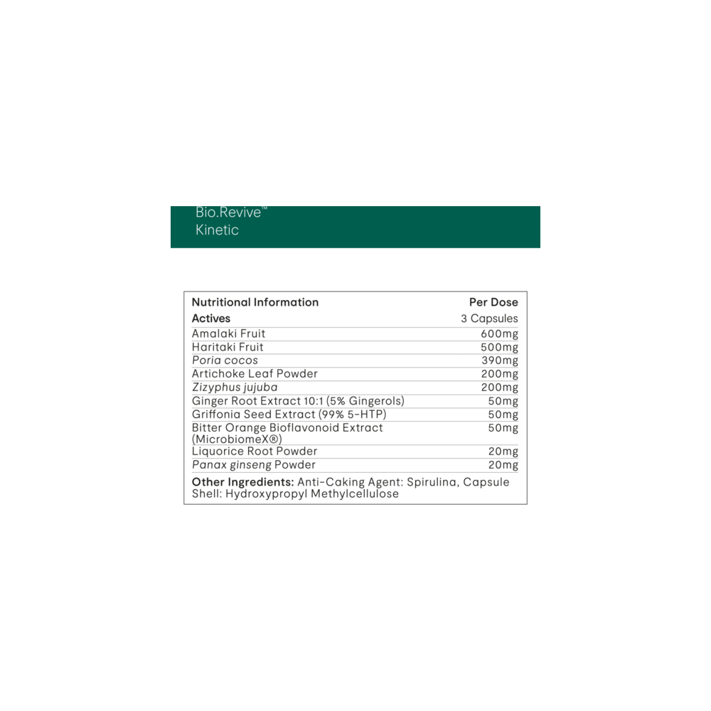 Bio.Revive Kinetic - 90 Capsules | Invivo Therapeutics Invivo Healthcare