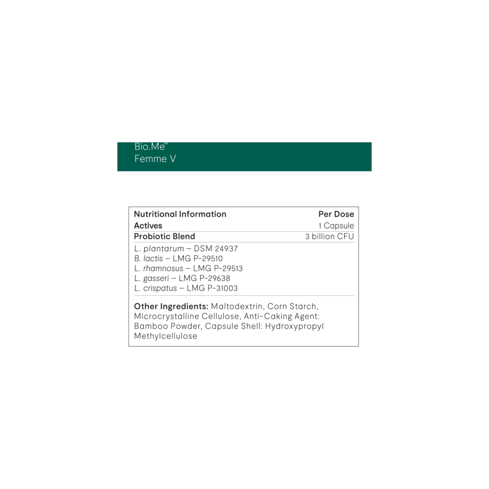 Bio.Me Femme V - 60 Capsules | Invivo Therapeutics Invivo Healthcare