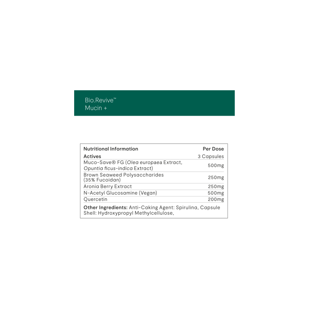 Bio.Revive Mucin - 90 Capsules | Invivo Therapeutics Invivo Healthcare