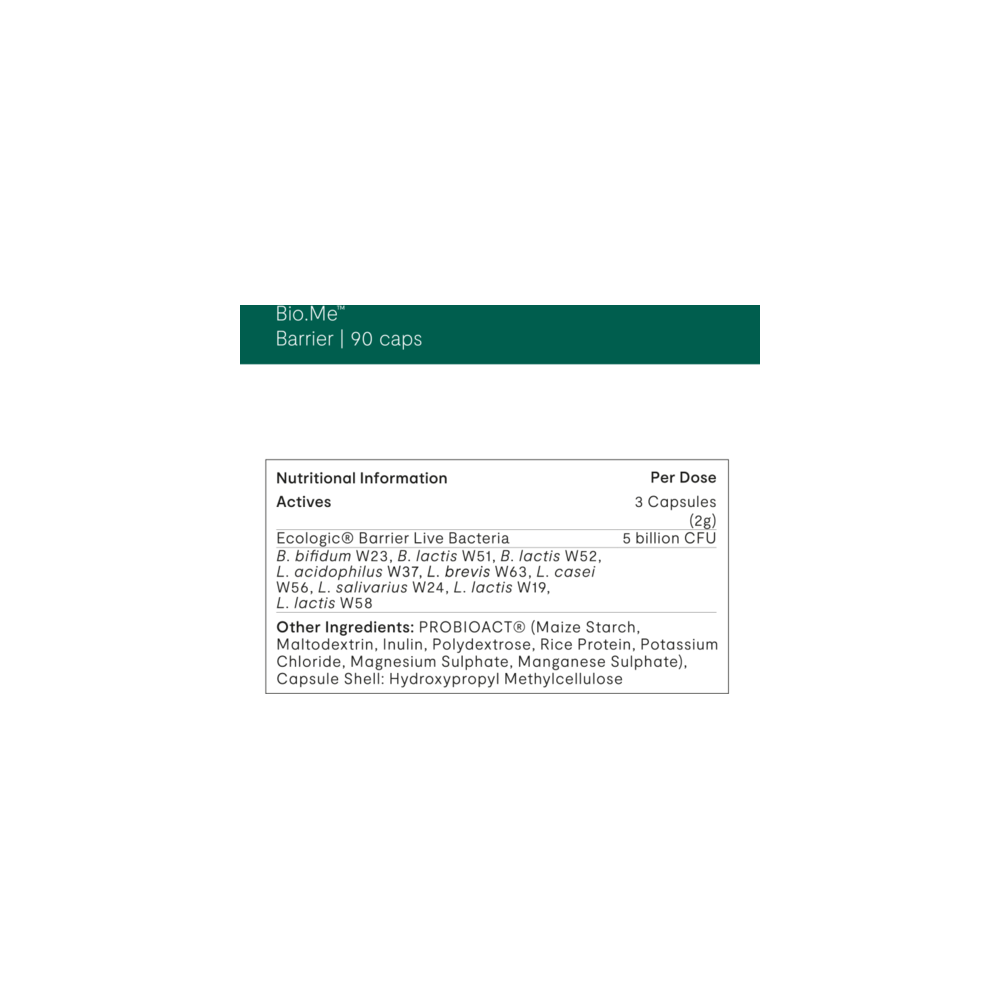 Bio.Me Barrier - 90 Capsules | Invivo Therapeutics Invivo Healthcare