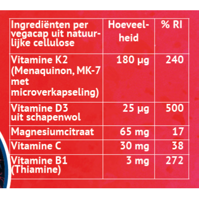 
                      
                        K2 Arterio met 180 capsules Voedingssupplementen K2 MedicalCare Benelux   
                      
                    