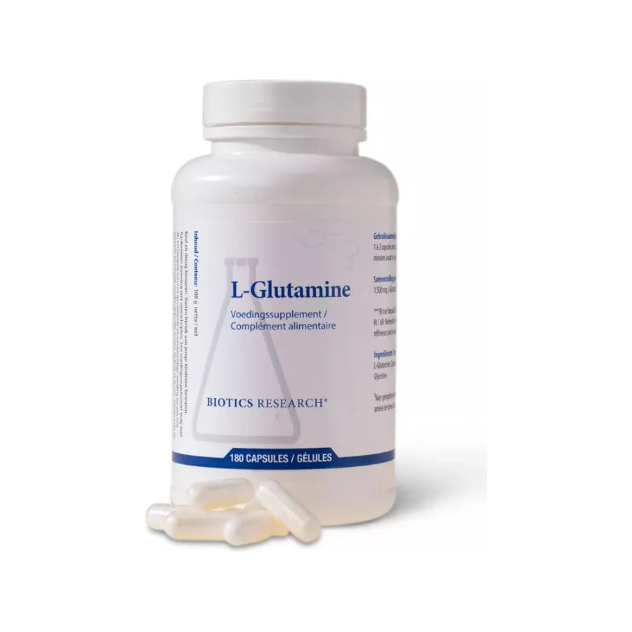 L-Glutamine 500mg Supplement Biotics Research Default Title  