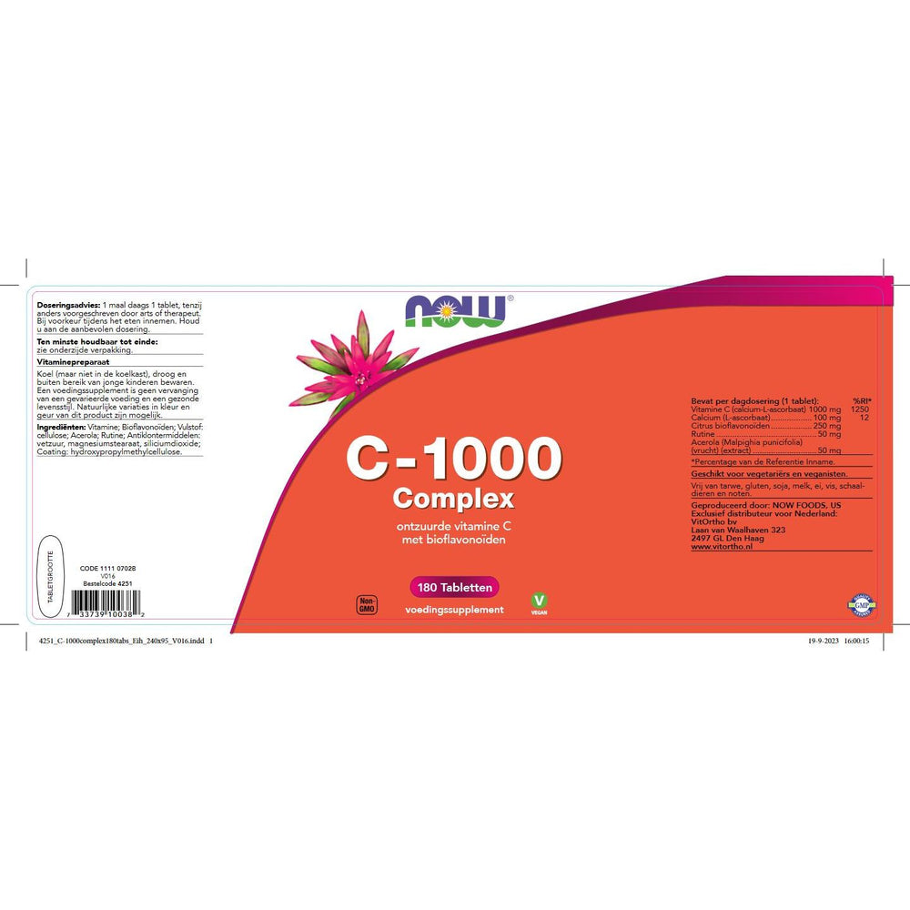 
                      
                        C-1000 Complex Vitamine C NOW
                      
                    