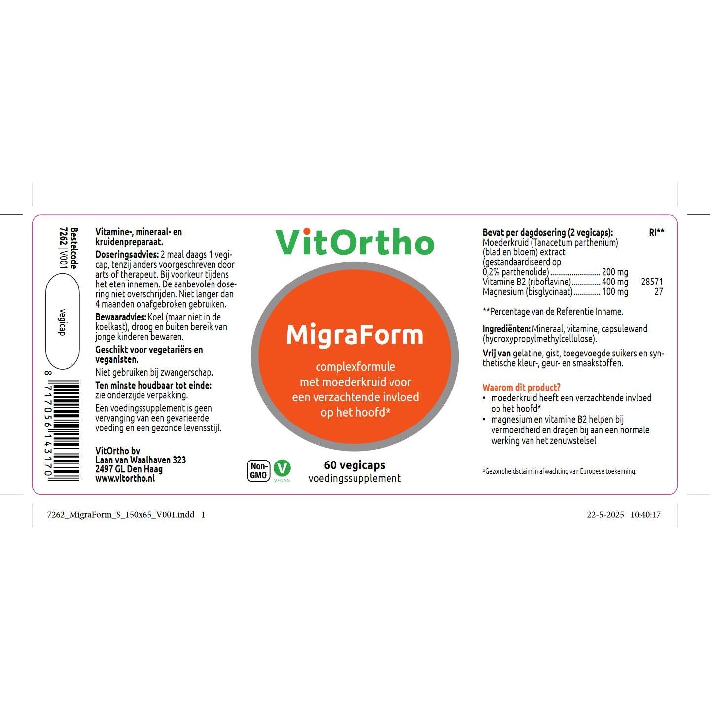 MigraForm Complexformules VitOrtho
