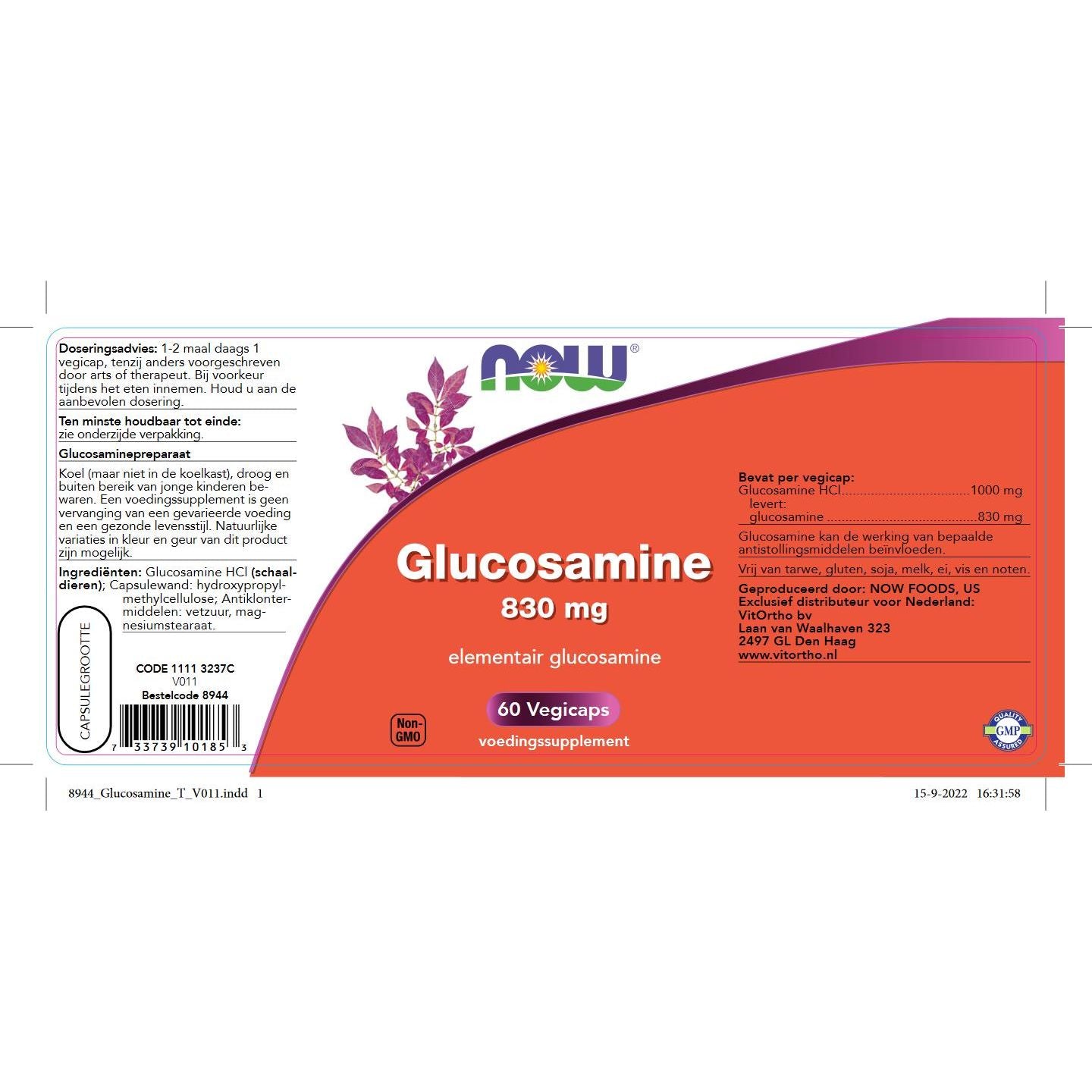 Glucosamine Overige producten NOW