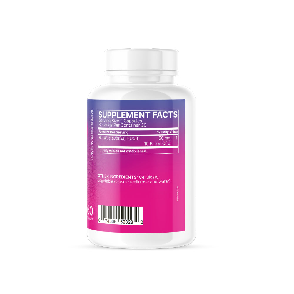 HU58 (Hoge Potentie Bacillus Subtillis) - 60 Capsules | Microbiome Labs Microbiome Labs