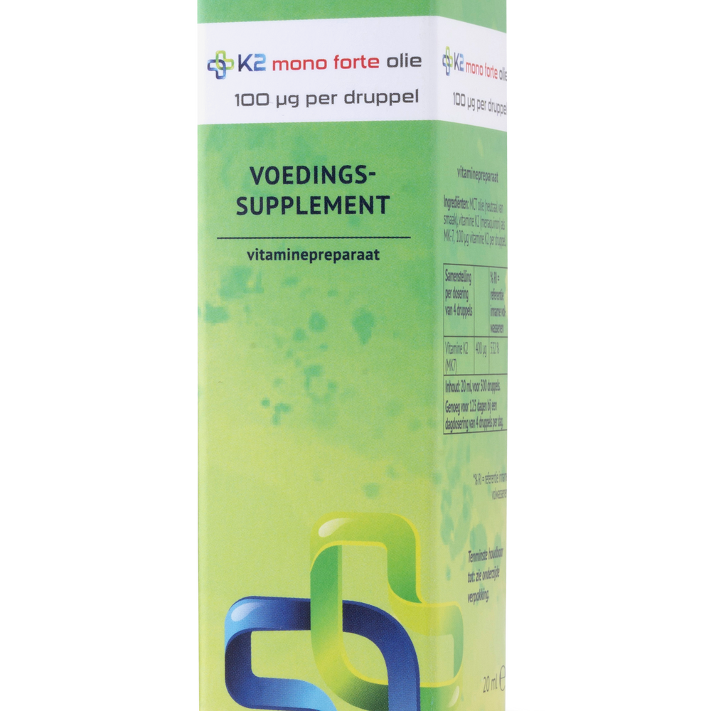 Vitamine K2 mono olie Voedingssupplementen K2 MedicalCare Benelux 1 flesje voor 4 maanden