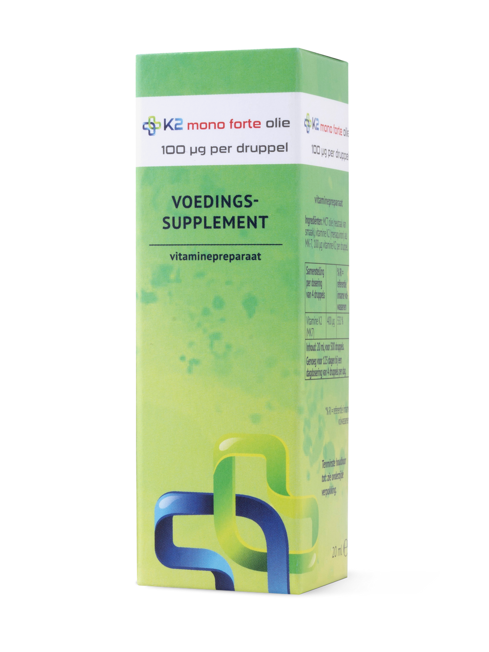 Vitamine K2 mono olie Voedingssupplementen K2 MedicalCare Benelux 1 flesje voor 4 maanden