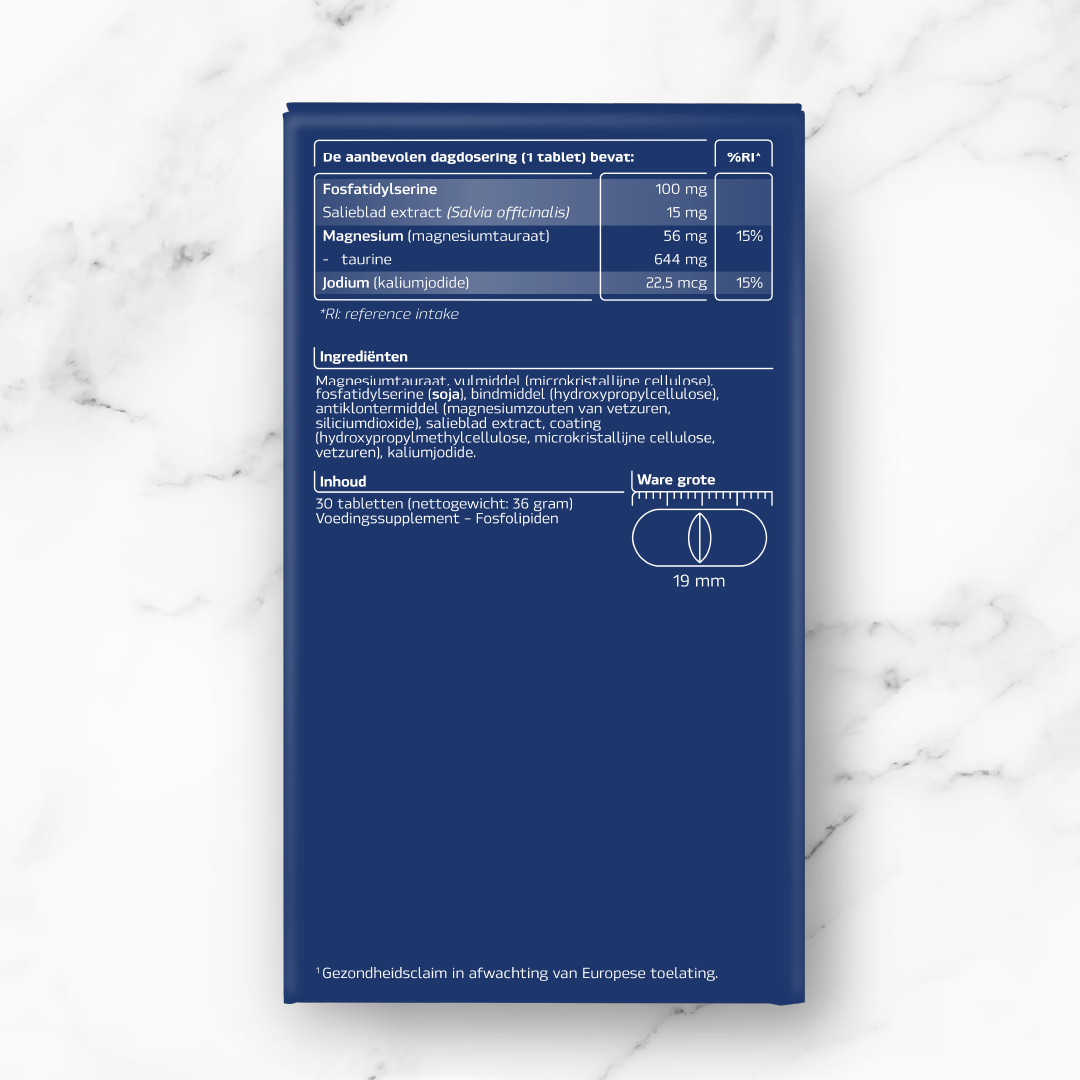 Brain Memory Support (30 tabletten) Synofit