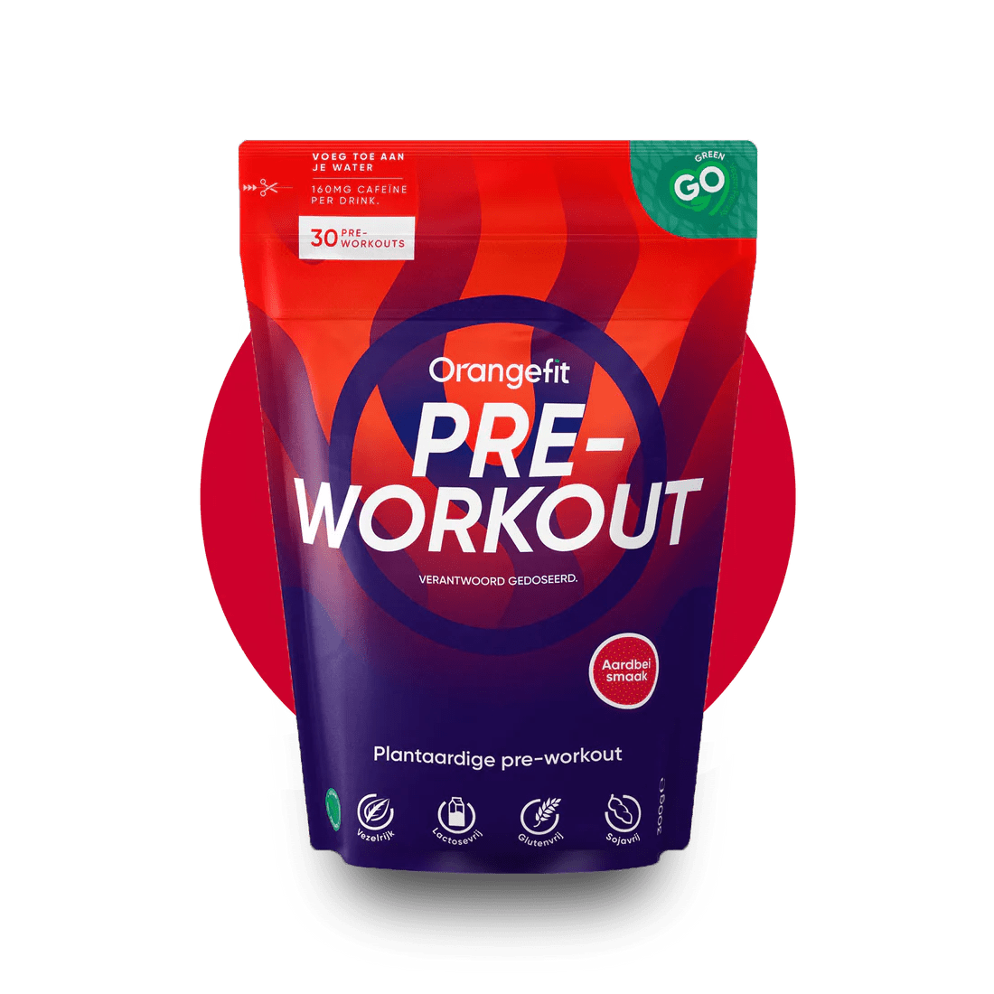 PRE WORKOUT AARDBEI  Orange Fit   