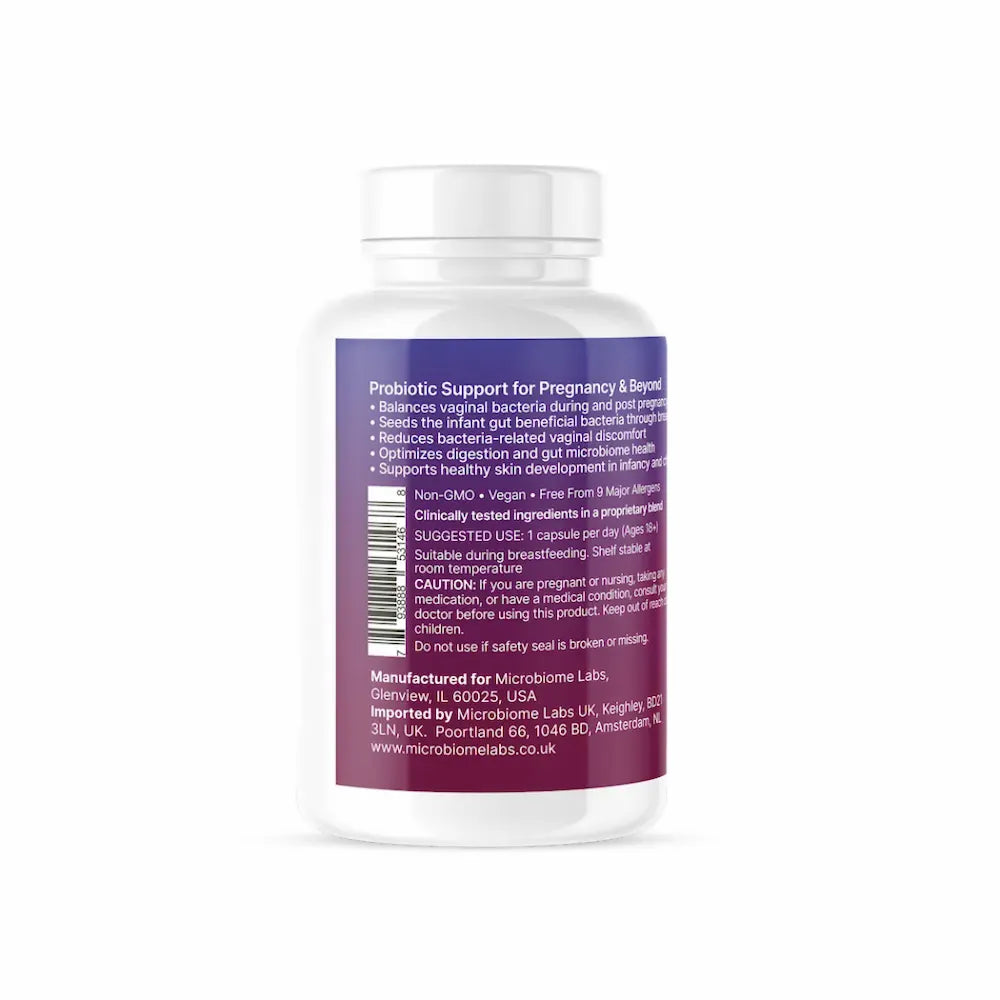 Zwangerschapsondersteuning - 30 Capsules | Microbiome Labs Microbiome Labs