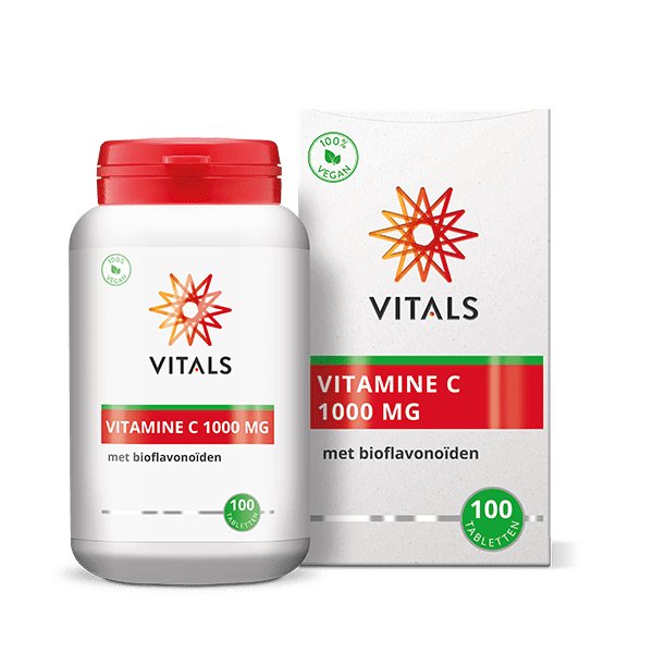 
                      
                        Vitamine C 1000 mg 100 tabletten Supplement Vitals   
                      
                    