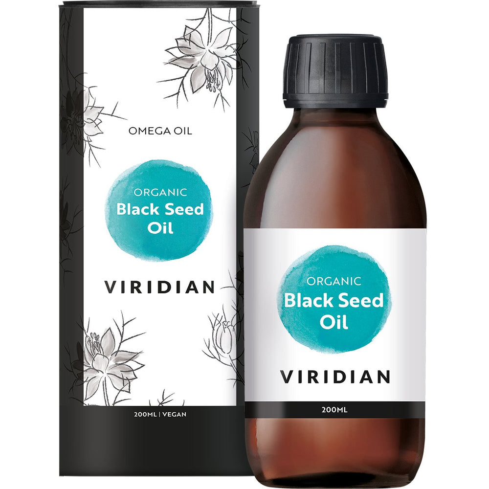 Organic Black Seed Oil (Nigella) Supplement Viridian 200  