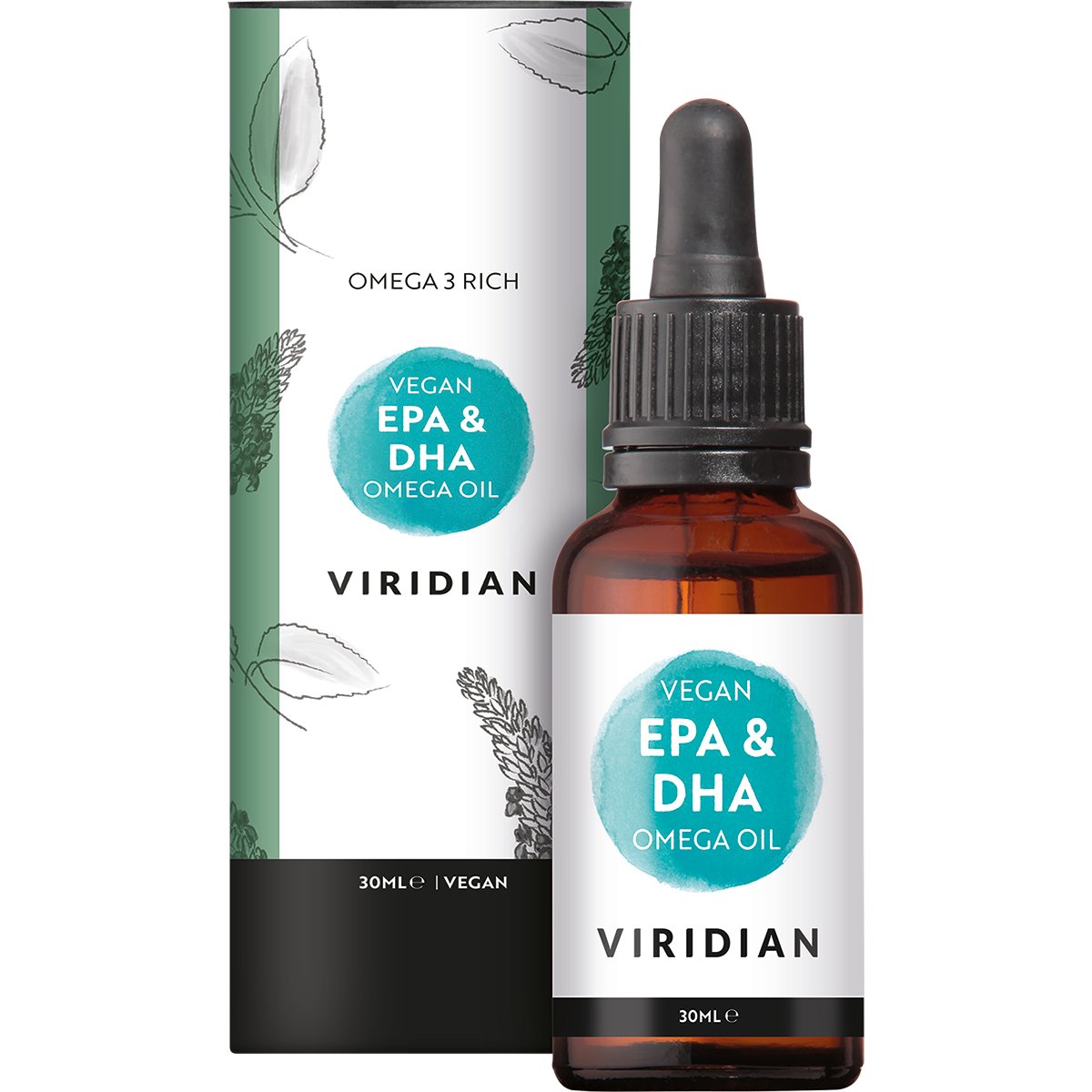 Vegan EPA & DHA Supplement Viridian 30  