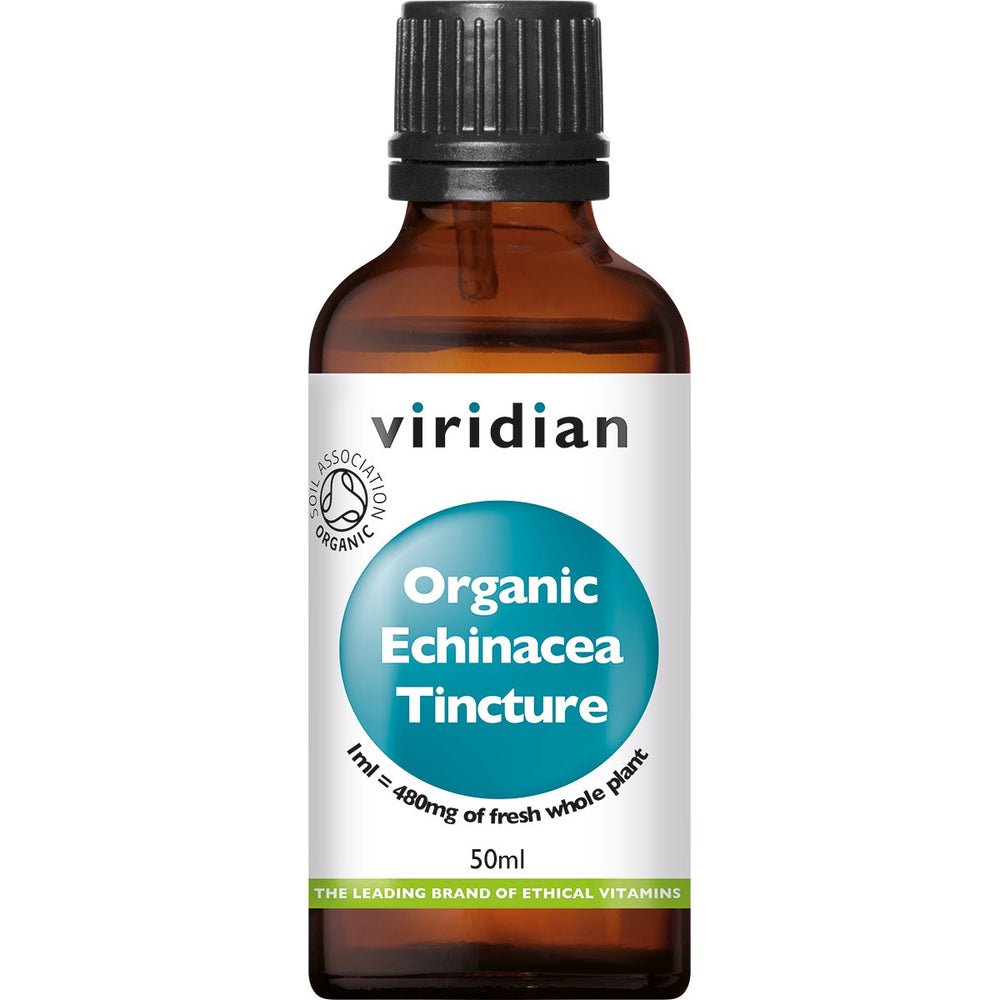 Organic Echinacea Tincture Supplement Viridian 50  