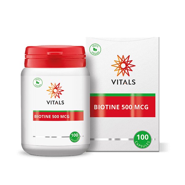 
                  
                    Biotine 500 mcg 100 capsules Supplement Vitals   
                  
                