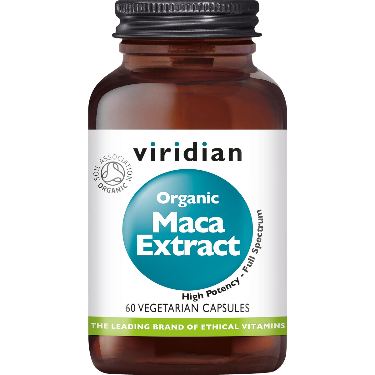 Organic Maca Extract Supplement Viridian 60  