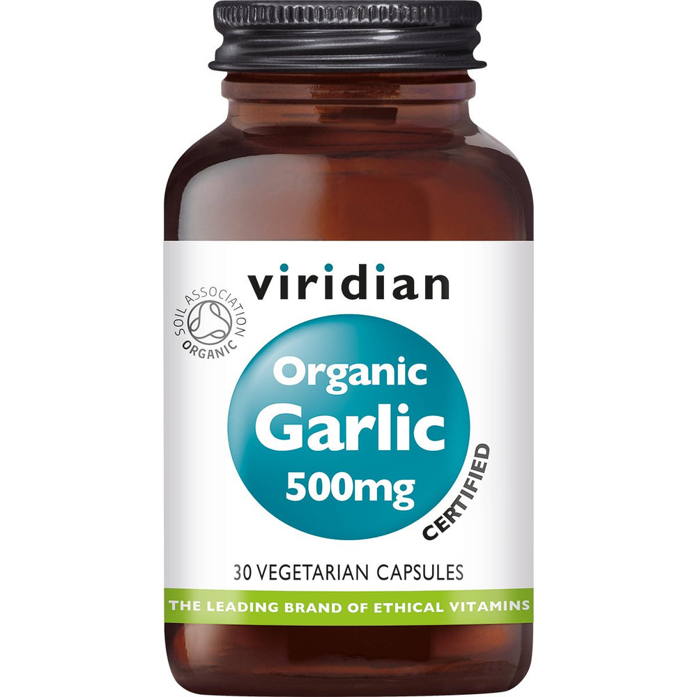 Organic Garlic Supplement Viridian 30  