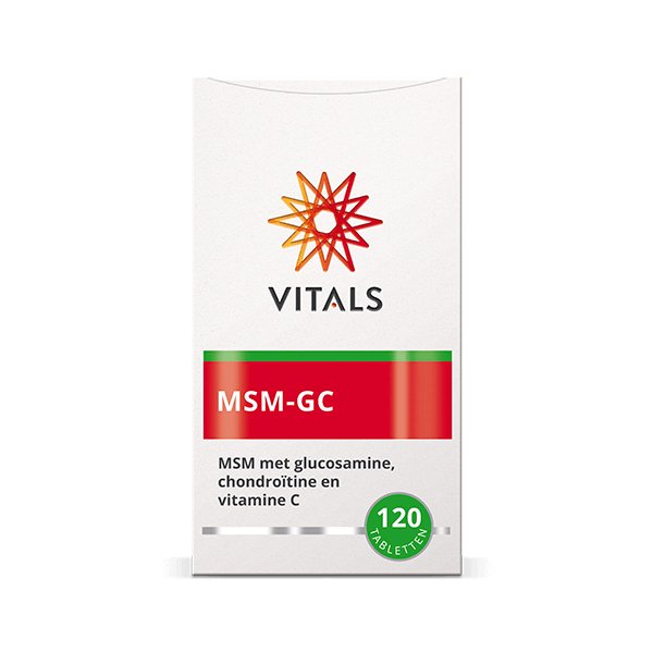 
                      
                        MSM-GC 120 tabletten Supplement Vitals   
                      
                    