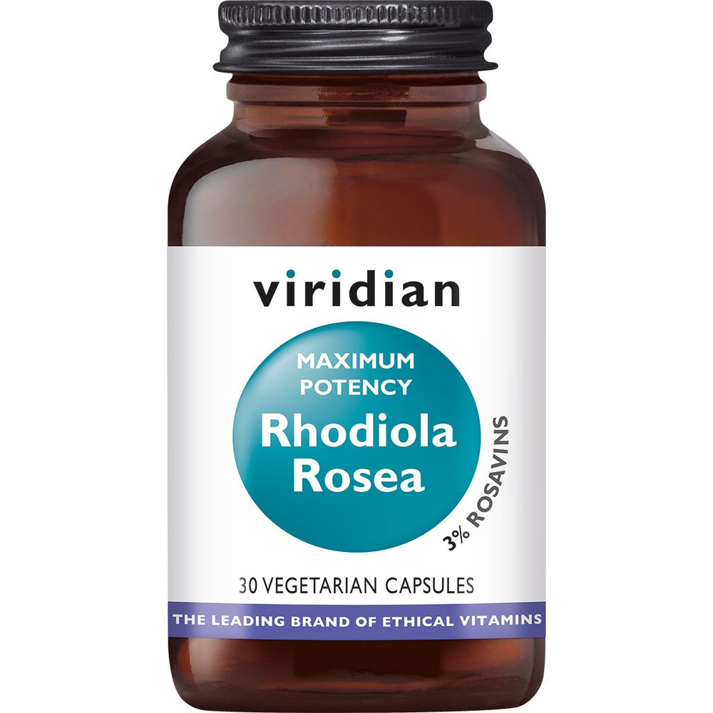 MAXI POTENCY Rhodiola Rosea Root Extract Supplement Viridian 30  