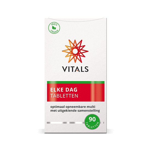 Elke Dag Tabletten 90 tabletten Supplement Vitals   