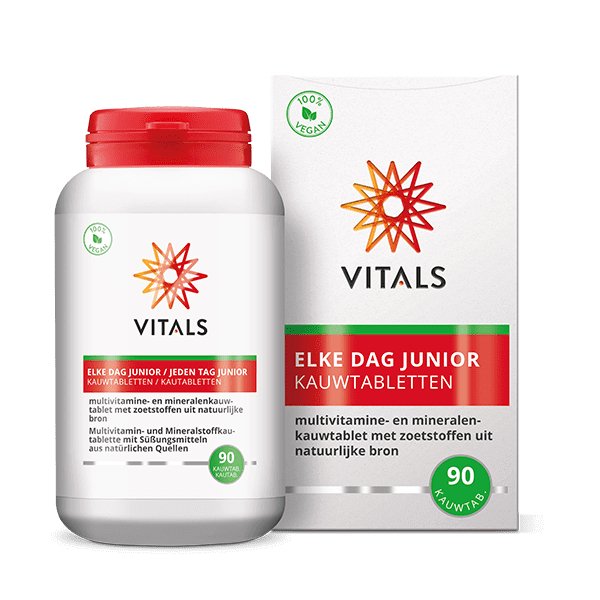 
                      
                        Elke Dag Junior 90 kauwtabletten Supplement Vitals   
                      
                    