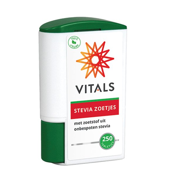 Stevia zoetjes 250 zoetjes Supplement Vitals   