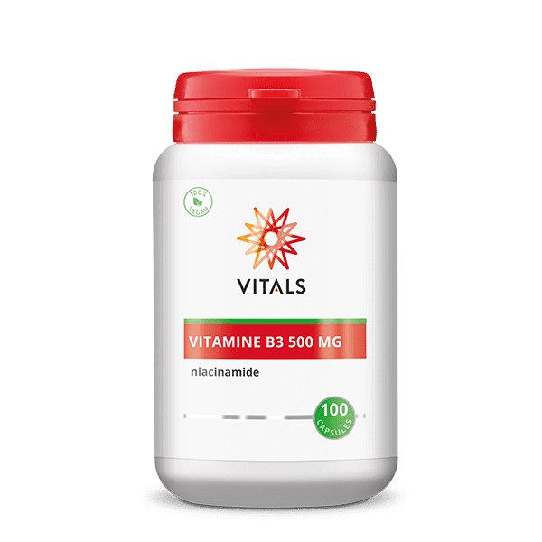 Vitamine B3 500 mg 100 capsules Supplement Vitals   