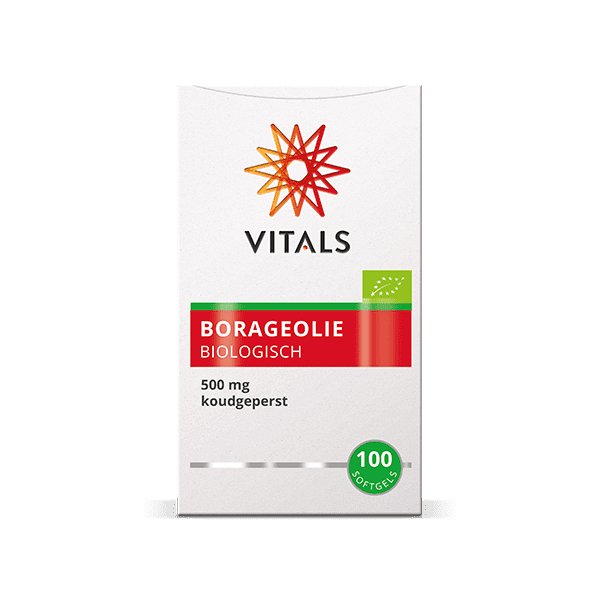 Borageolie Biologisch 100 softgels Supplement Vitals   