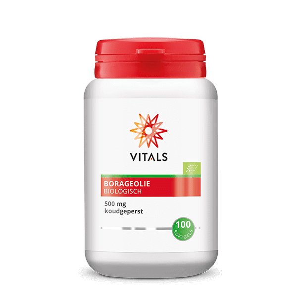 Borageolie Biologisch 100 softgels Supplement Vitals   