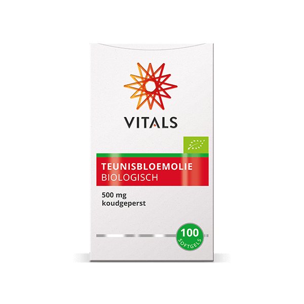 
                      
                        Teunisbloemolie Biologisch 100 softgels Supplement Vitals   
                      
                    