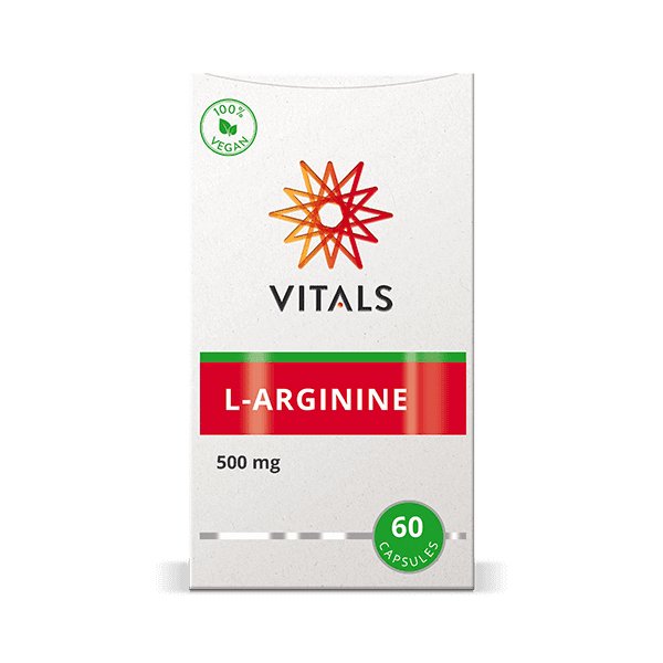 L-arginine  60 capsules Supplement Vitals   