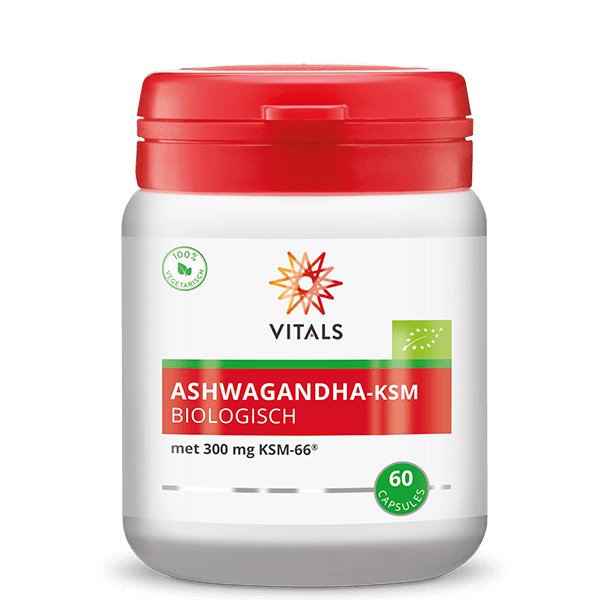 Ashwagandha-KSM Biologisch 60 capsules Supplement Vitals   