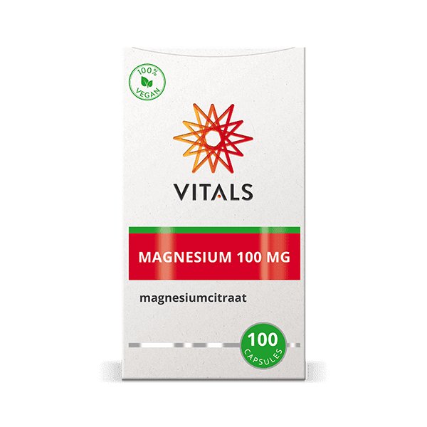 Magnesium(citraat) 100 mg 100 capsules Supplement Vitals   