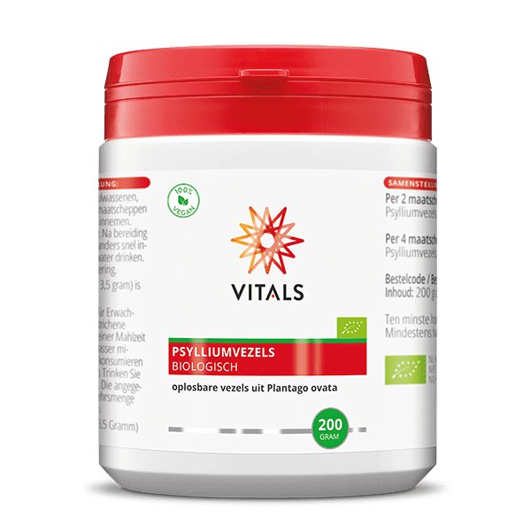 
                      
                        Psylliumvezels Biologisch 200 gram Supplement Vitals   
                      
                    