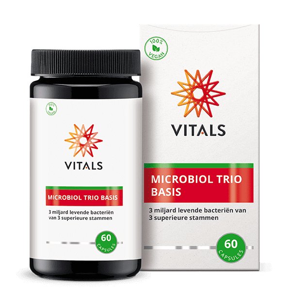 
                      
                        Microbiol Trio Basis 60 capsules Supplement Vitals   
                      
                    