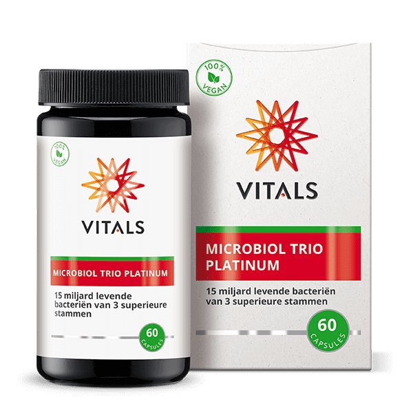 
                      
                        Microbiol Trio Platinum 60 capsules Supplement Vitals   
                      
                    